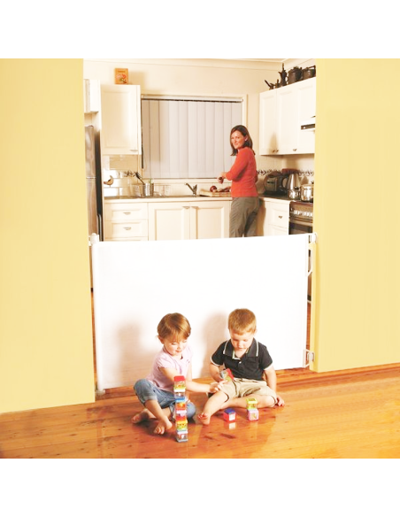 Barrera de seguridad infantil enrollable | Protección sin obstáculos