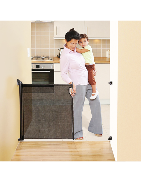 Barrera de seguridad infantil enrollable | Protección sin obstáculos