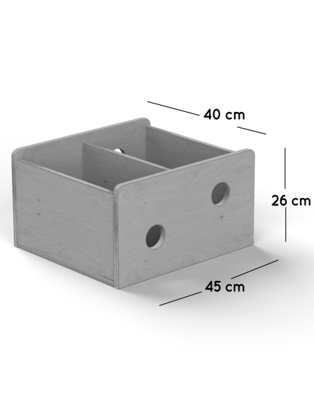 Cajón con separador