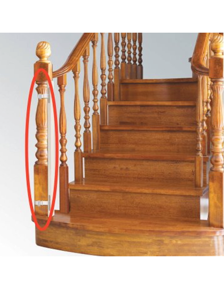 Adaptador de barandillas para Barrera de Seguridad Enrollable