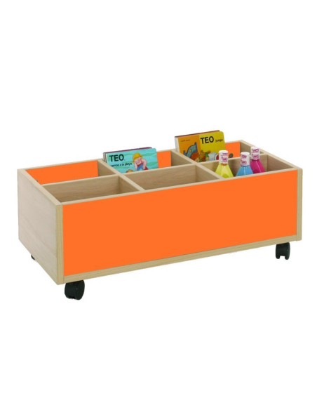 Carro librería infantil bajo