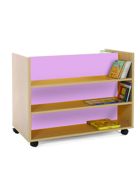 Carro librería infantil doble frontal