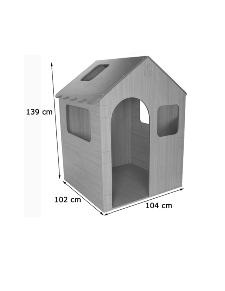 Casita madera juegos infantiles