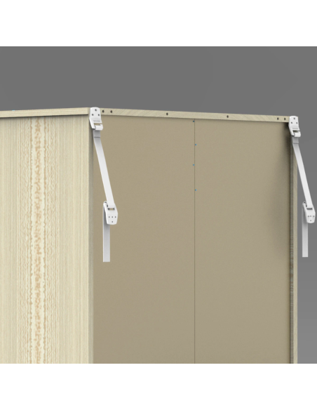 2 Anclajes de Muebles a la Pared - Seguridad Infantil Babydan
