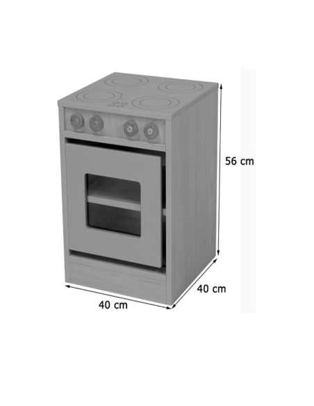 Cocinita módulo horno y placa