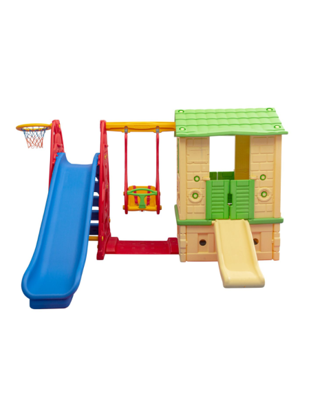 Conjunto Completo de Juegos con Casita - Diversión Para Todos en Uno