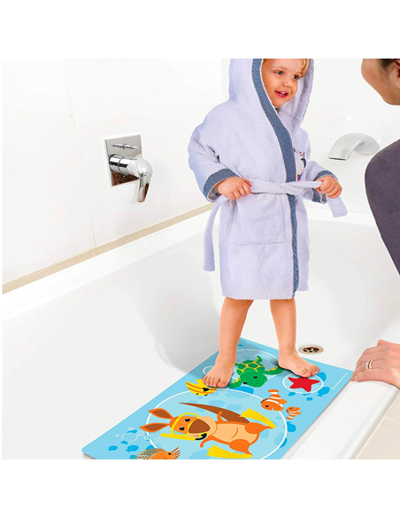 Alfombra Baño Bebé Antideslizante con Sensor de Temperatura| Segurbaby