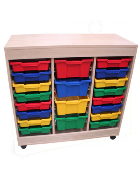 Cubetero Mobeduc 3 columnas doble acceso