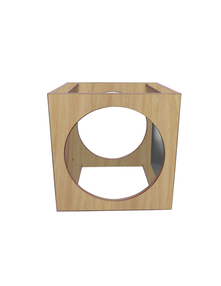 Cubo de juegos con espejo de seguridad