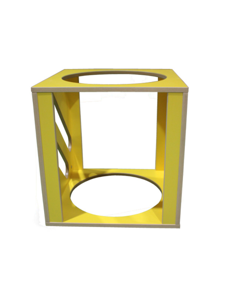 Cubo de juegos con espejo de seguridad