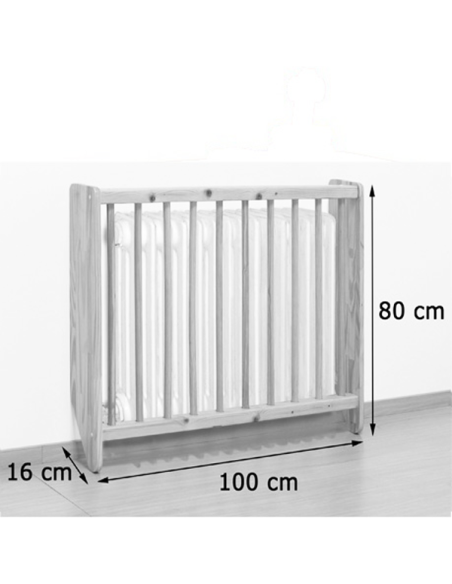Cubreradiador de madera 100 cm