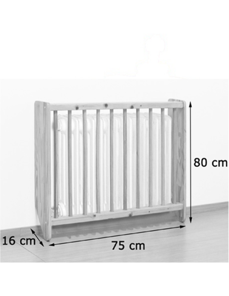Cubreradiador de madera 75 cm