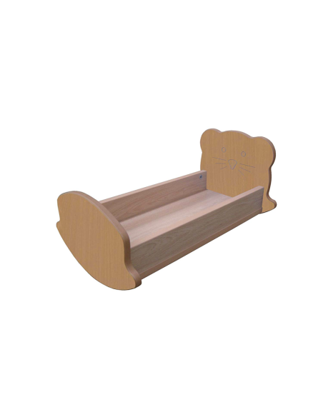 Cuna de muñecas de madera