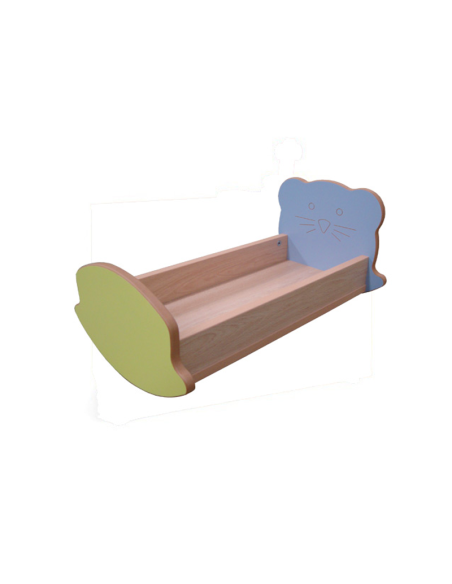Cuna de muñecas de madera