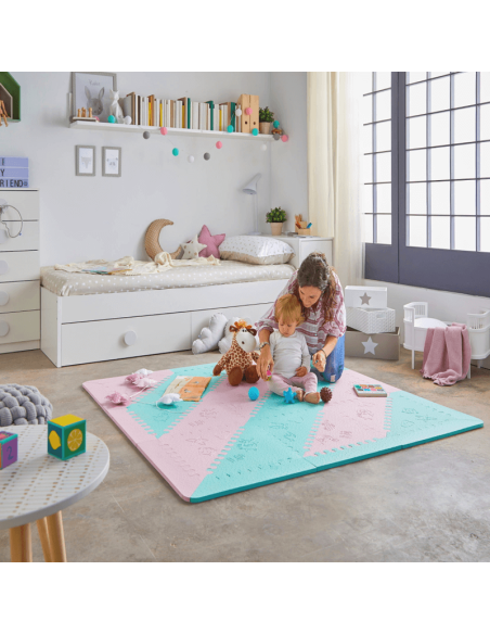 Alfombra Puzzle Lubabymats | Seguridad Infantil Certificada