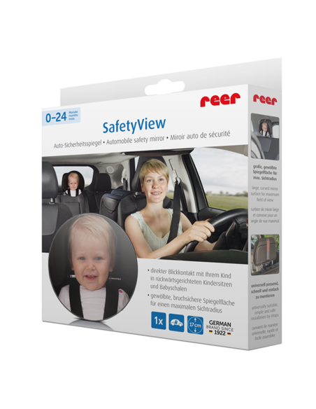 Espejo SafetyView para Sillas a Contramarcha - Seguridad Infantil
