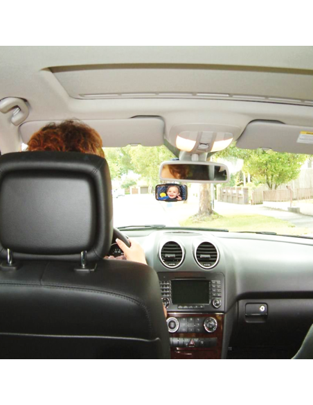 Espejo retrovisor ajustable para ver al bebé – Conducción segura