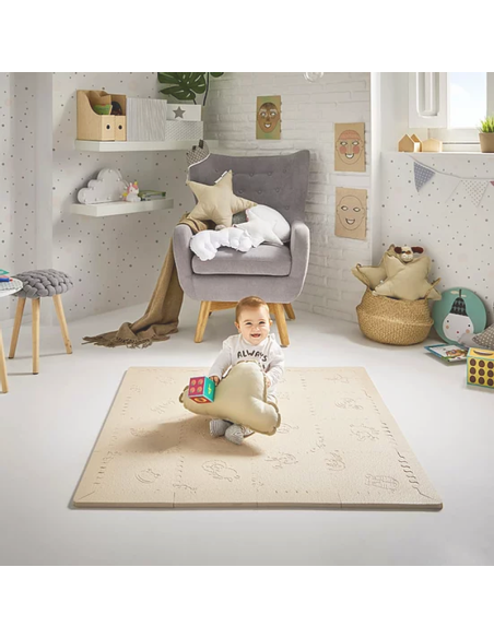 Alfombra LUBABYMATS 110 cm – Suave, Segura y Portátil