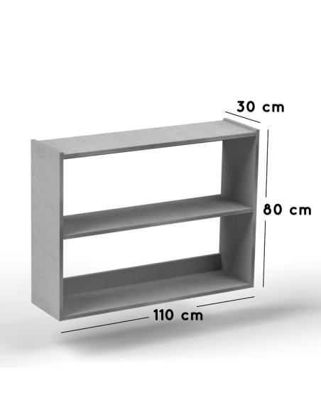 Estantería a pared 3 niveles