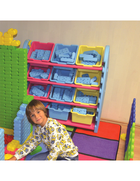 Estantería Infantil con Cubetas – Orden y Accesibilidad