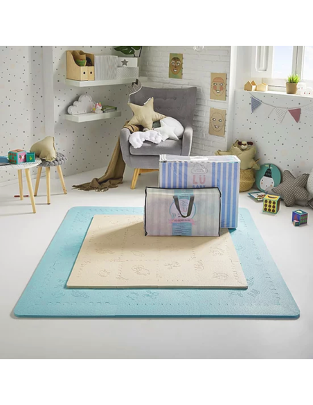 Alfombra LUBABYMATS 110 cm – Suave, Segura y Portátil