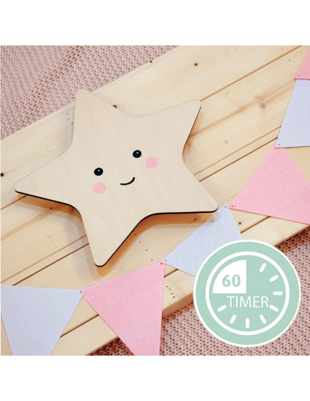 Lámpara de Pared Estrella Silhouette Light – Luz Nocturna Infantil