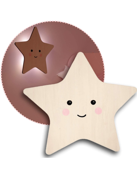 Lámpara de Pared Estrella Silhouette Light – Luz Nocturna Infantil