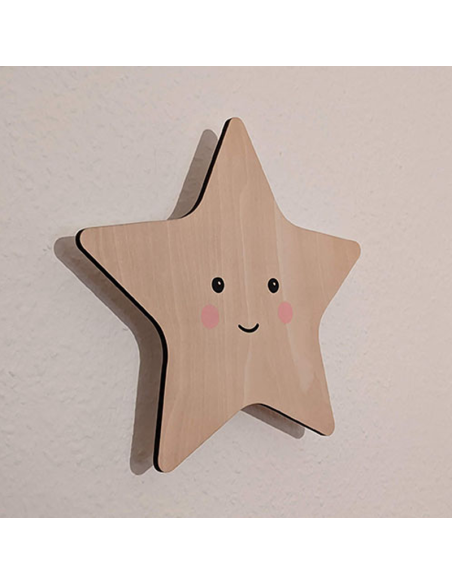 Lámpara de Pared Estrella Silhouette Light – Luz Nocturna Infantil