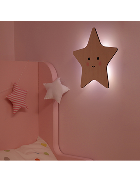 Lámpara de Pared Estrella Silhouette Light – Luz Nocturna Infantil
