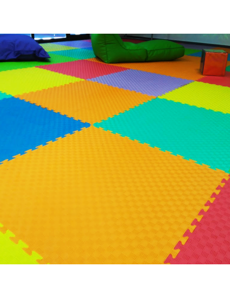 4 Losas de Suelo infantil Puzle de Seguridad – Confort para interiores