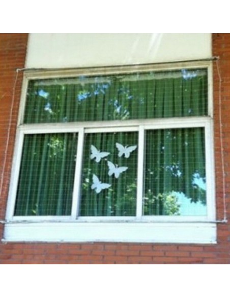 Malla anticaídas para niños y mascotas | Protección ventanas y balcón