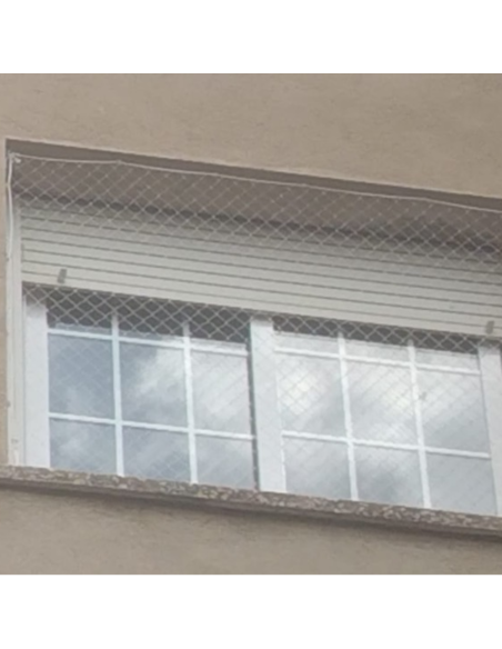 Malla de Seguridad Transparente para Ventanas- Fácil Instalación