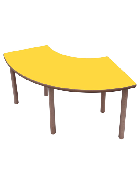 Mesa escolar 1/4 de aro Mobeduc