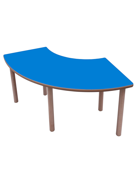Mesa escolar 1/4 de aro Mobeduc