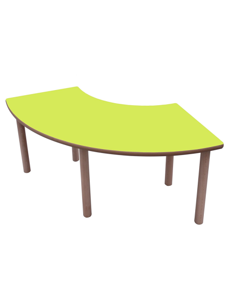 Mesa escolar 1/4 de aro Mobeduc