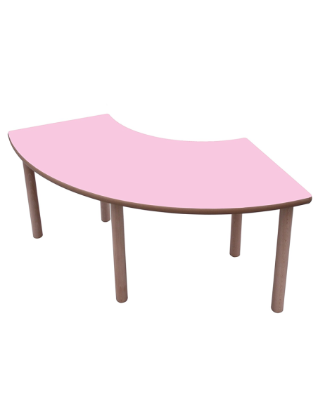 Mesa escolar 1/4 de aro Mobeduc