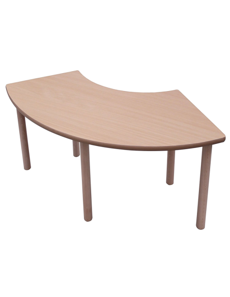 Mesa escolar 1/4 de aro Mobeduc