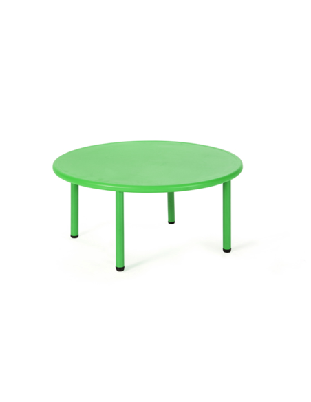 Mesa Escolar Infantil Circular 115 cm | Altura Regulable
