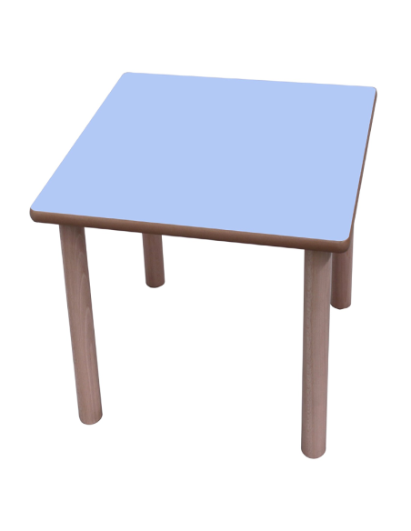 Mesa escolar cuadrada madera 80x80 cm Mobeduc