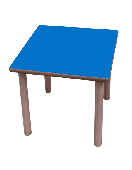 Mesa escolar cuadrada madera 80x80 cm Mobeduc