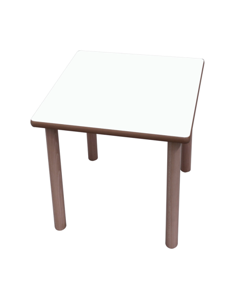 Mesa escolar cuadrada madera 80x80 cm Mobeduc