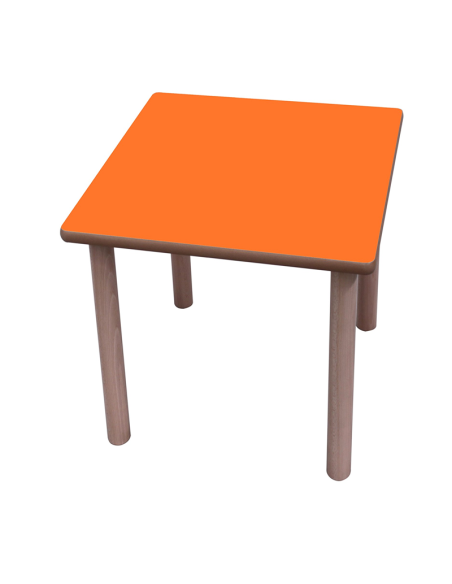 Mesa escolar cuadrada madera 80x80 cm Mobeduc