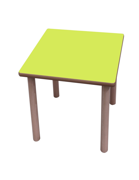 Mesa escolar cuadrada madera 80x80 cm Mobeduc