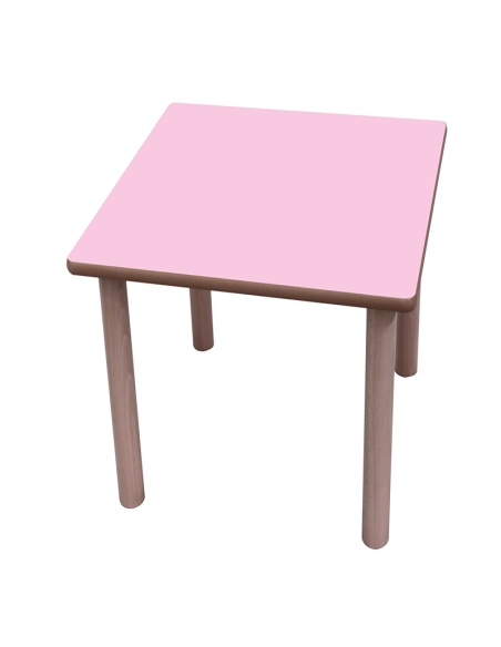 Mesa escolar cuadrada madera 80x80 cm Mobeduc