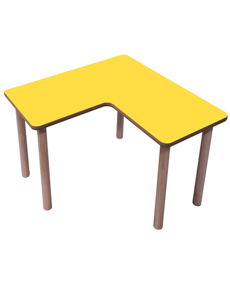Mesa escolar de madera L Mobeduc