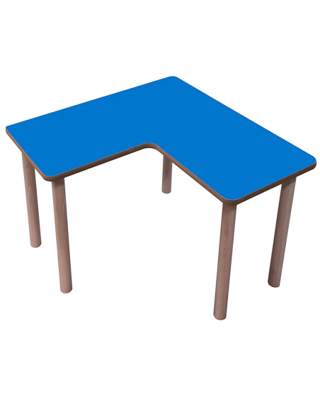 Mesa escolar de madera L Mobeduc