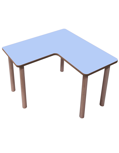 Mesa escolar de madera L Mobeduc
