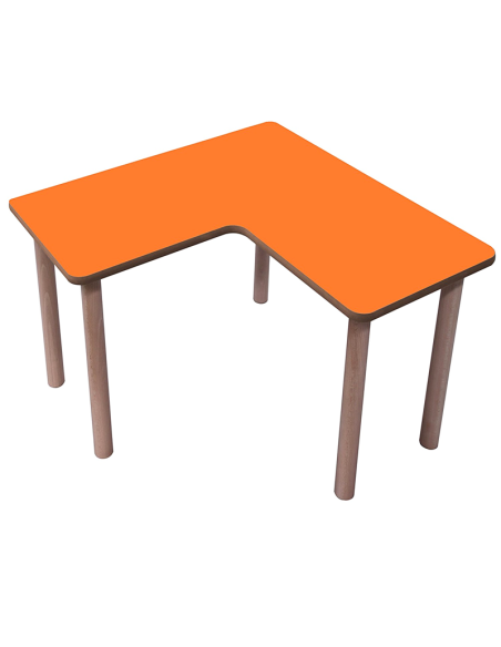 Mesa escolar de madera L Mobeduc