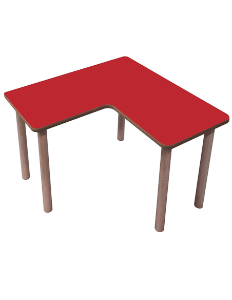 Mesa escolar de madera L Mobeduc