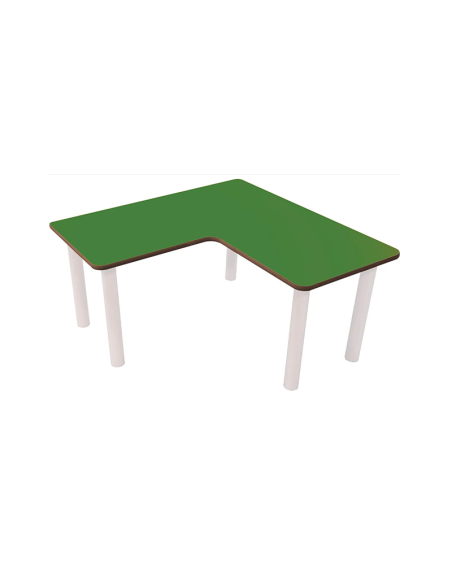 Mesa escolar en L INFANTIL (de 2 a 6 años)